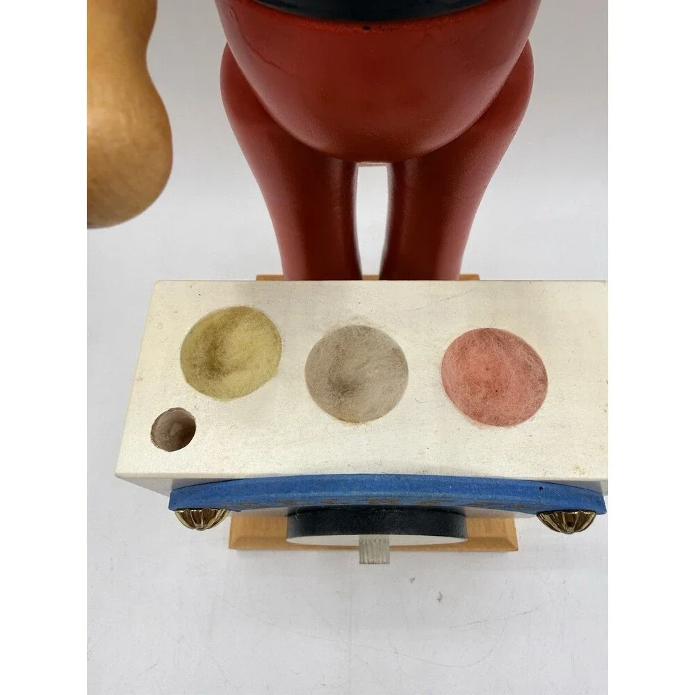 NUTCRACKER ZUBER SIGNED NUMBERED ICE CREAM MAKER CART STAND 14